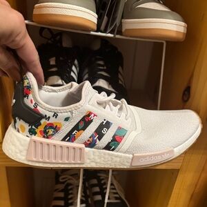 Adidas NMD 1 — floral design